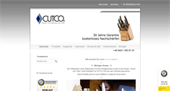 Desktop Screenshot of cutco.de