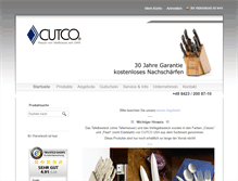 Tablet Screenshot of cutco.de